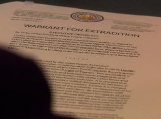 extradition order