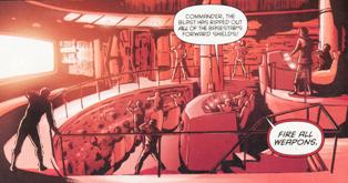 bridge during Ariadna explosion